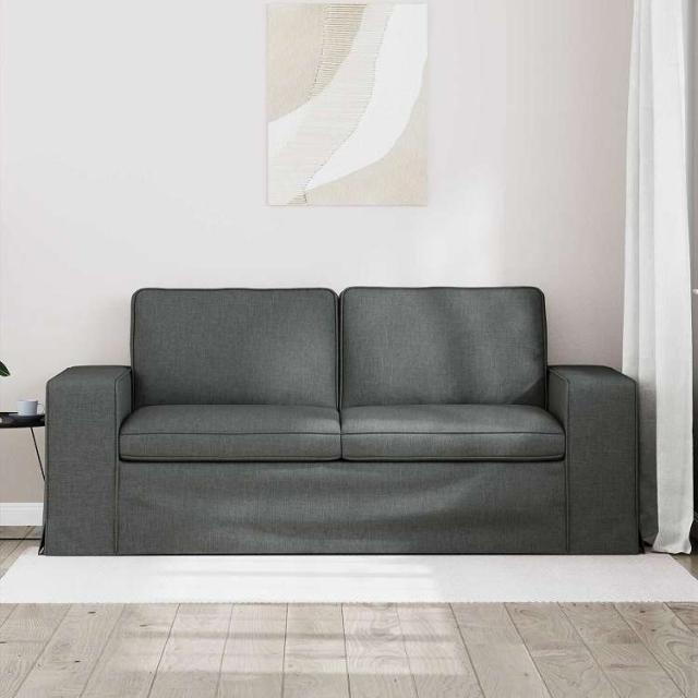 vidaXL ソファ ダークグレー 182 x 80 x 82 cm 布 家具 ソファ(代引不可)【送料無料】_2