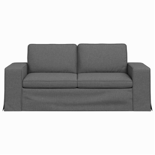 vidaXL ソファ ダークグレー 182 x 80 x 82 cm 布 家具 ソファ(代引不可)【送料無料】_3
