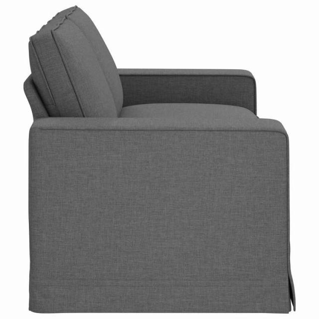 vidaXL ソファ ダークグレー 182 x 80 x 82 cm 布 家具 ソファ(代引不可)【送料無料】_4