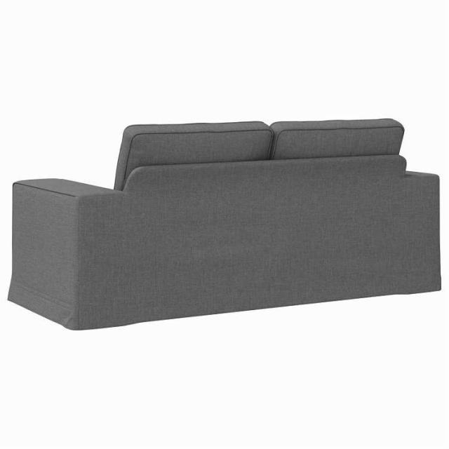 vidaXL ソファ ダークグレー 182 x 80 x 82 cm 布 家具 ソファ(代引不可)【送料無料】_5