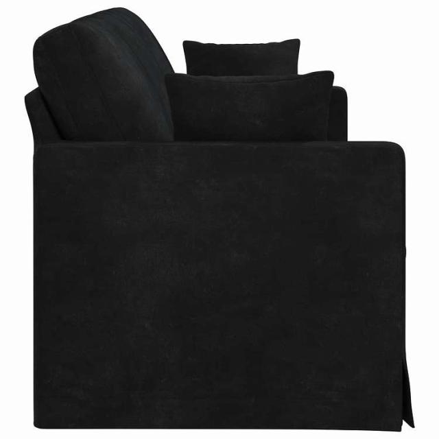 vidaXL ソファ ブラック 198 x 78 x 80 cm ベルベット 家具 ソファ(代引不可)【送料無料】_4