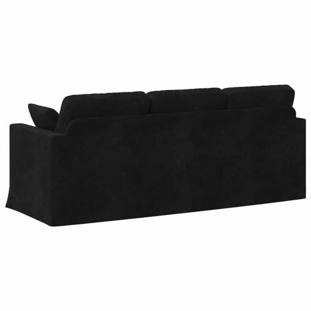vidaXL ソファ ブラック 198 x 78 x 80 cm ベルベット 家具 ソファ(代引不可)【送料無料】_5