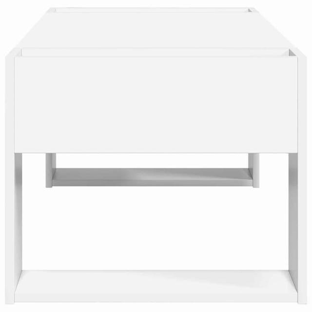 vidaXL コーヒーテーブル ホワイト 110 x 50 x 41 cm エンジニアリングウッド 家具 テーブル アクセントテーブル コーヒーテーブル(代引不可)【送料無料】_5