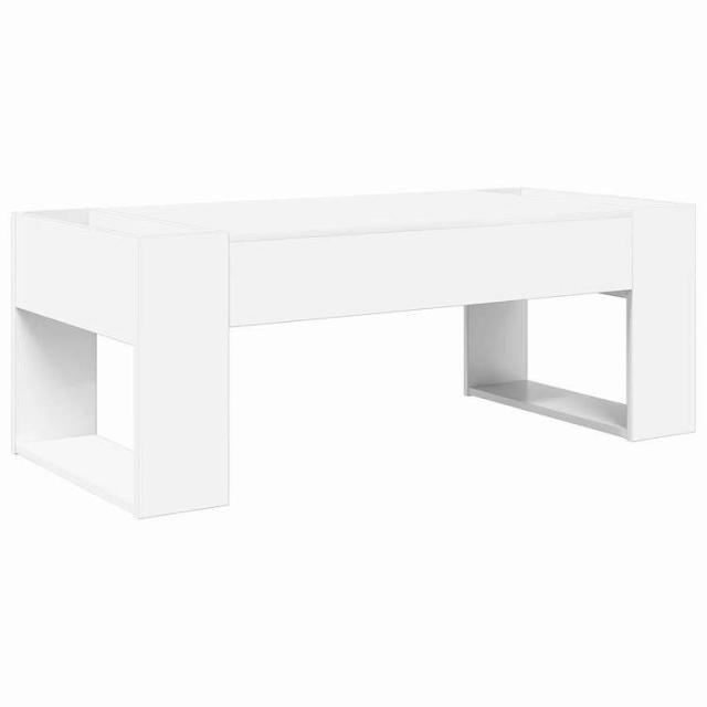 vidaXL コーヒーテーブル ホワイト 110 x 50 x 41 cm エンジニアリングウッド 家具 テーブル アクセントテーブル コーヒーテーブル(代引不可)【送料無料】_6
