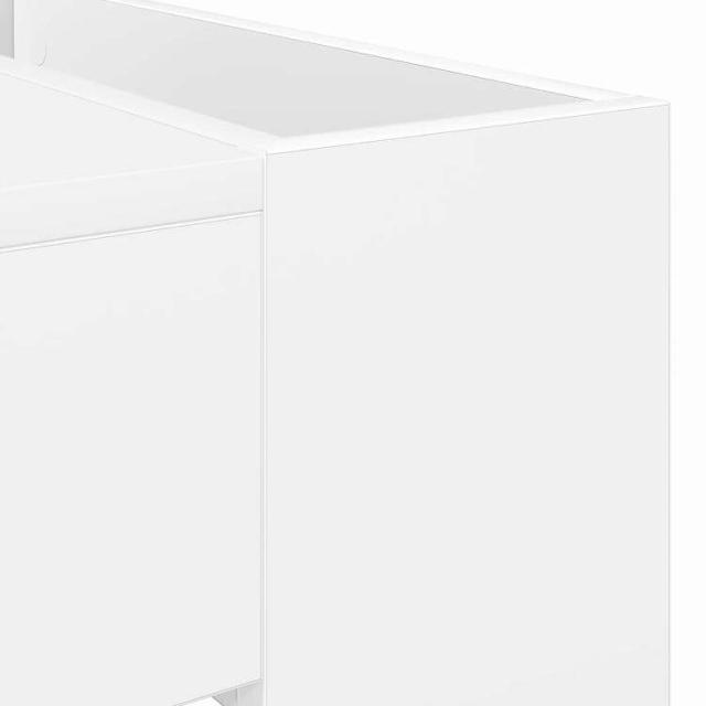 vidaXL コーヒーテーブル ホワイト 110 x 50 x 41 cm エンジニアリングウッド 家具 テーブル アクセントテーブル コーヒーテーブル(代引不可)【送料無料】_7