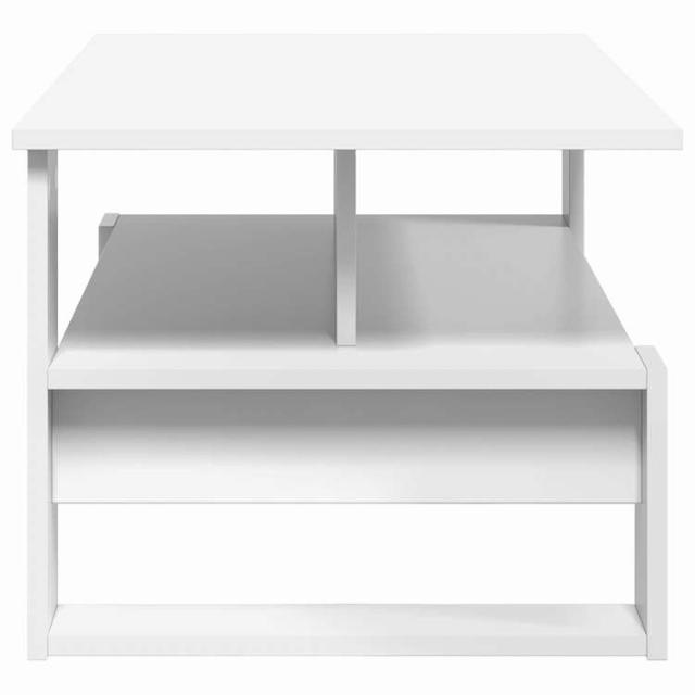 vidaXL コーヒーテーブル ホワイト 90 x 50 x 40 cm エンジニアリングウッド 家具 テーブル アクセントテーブル コーヒーテーブル(代引不可)【送料無料】_5