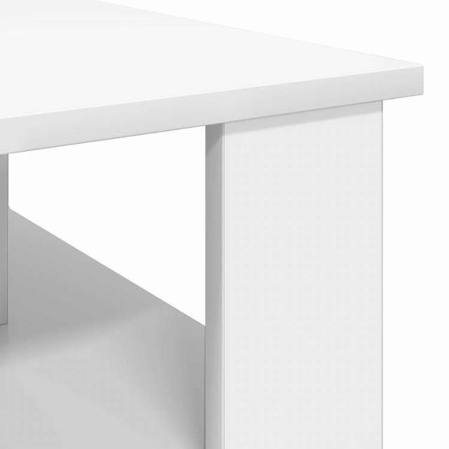 vidaXL コーヒーテーブル ホワイト 90 x 50 x 40 cm エンジニアリングウッド 家具 テーブル アクセントテーブル コーヒーテーブル(代引不可)【送料無料】_7