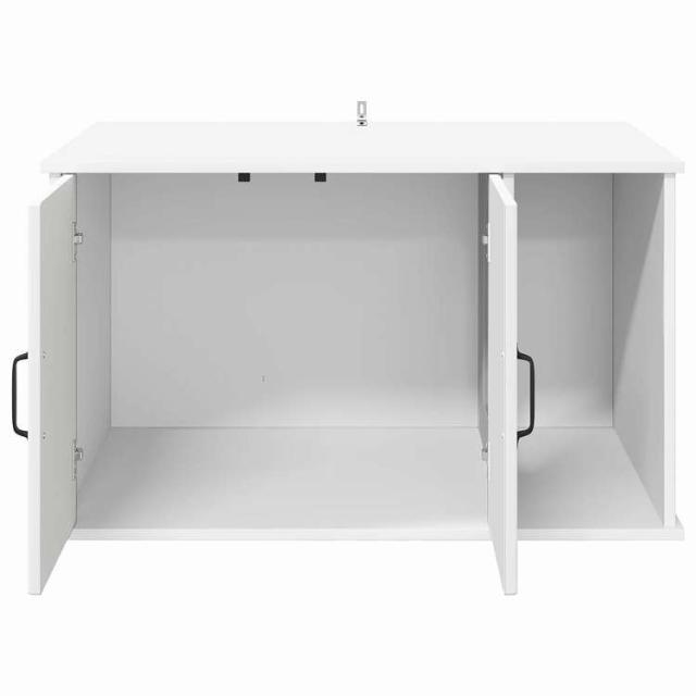vidaXL キャットハウス ホワイト 85 x 55 x 50 cm エンジニアリングウッド 動物&amp;ペット用品 ペット用品 猫用品 猫用家具(代引不可)【送料無料】_4