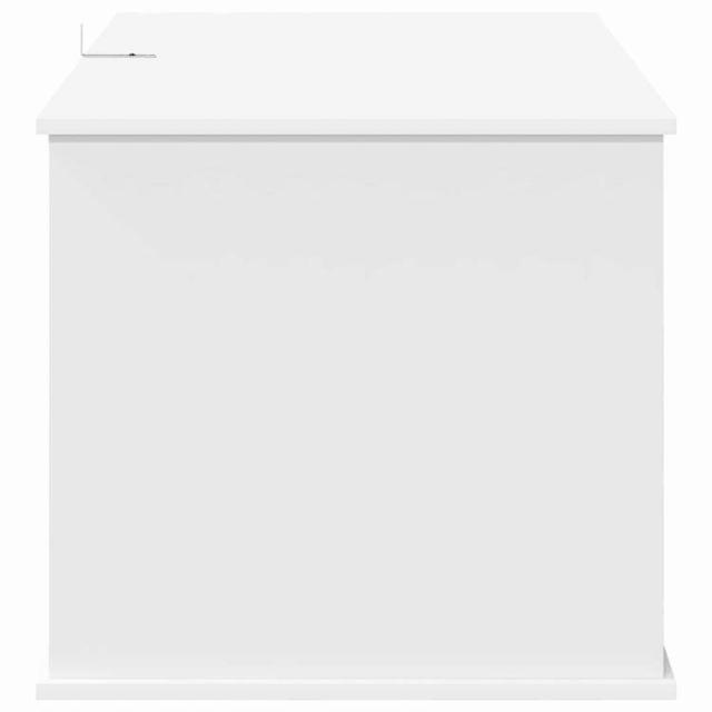 vidaXL キャットハウス ホワイト 85 x 55 x 50 cm エンジニアリングウッド 動物&amp;ペット用品 ペット用品 猫用品 猫用家具(代引不可)【送料無料】_6