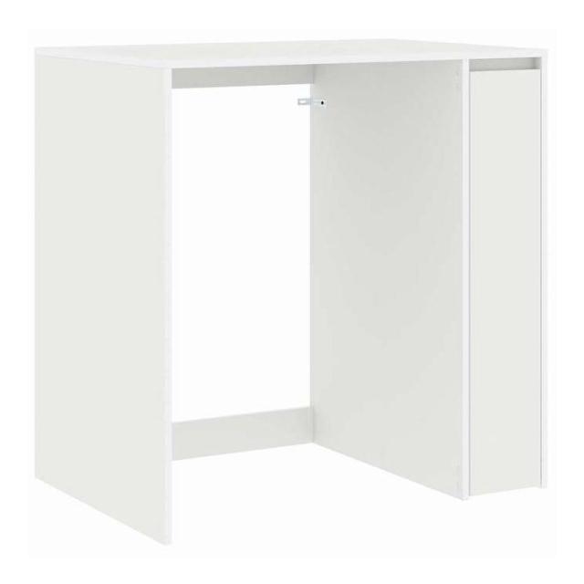 vidaXL 洗濯機キャビネット ストレージ付き ドア付き ホワイト 87 x 60 x 89 cm エンジニアリングウッド 家具 キャビネット&amp;収納(代引不可)【送料無料】