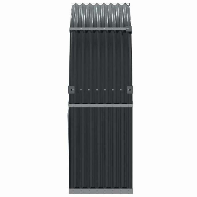 vidaXL ログホルダー アンスラサイト 120x45x140 cm 亜鉛メッキ鋼 ホーム&ガーデン 暖炉・木製ストーブ用品 丸太ラック・キャリーバッグ(代引不可)【送料無料】_4