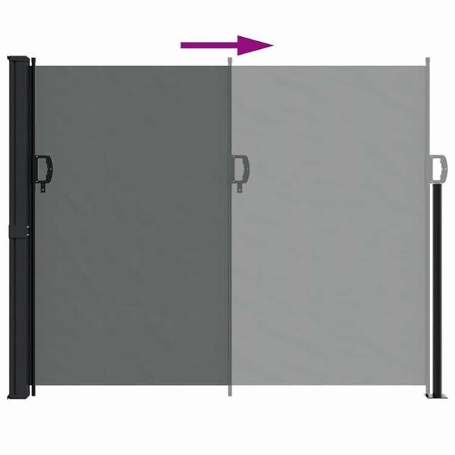 vidaXL 伸縮式サイドオーニング アンスラサイト 160x300 cm ホーム&ガーデン 芝&ガーデン アウトドアリビング 屋外用傘・サンシェード(代引不可)【送料無料】_4