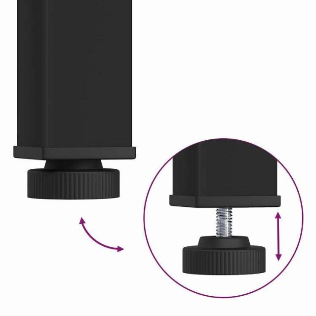 vidaXL コーヒーテーブル ブラックオーク 100 x 50 x 45 cm エンジニアリングウッド 家具 テーブル アクセントテーブル コーヒーテーブル(代引不可)【送料無料】_8