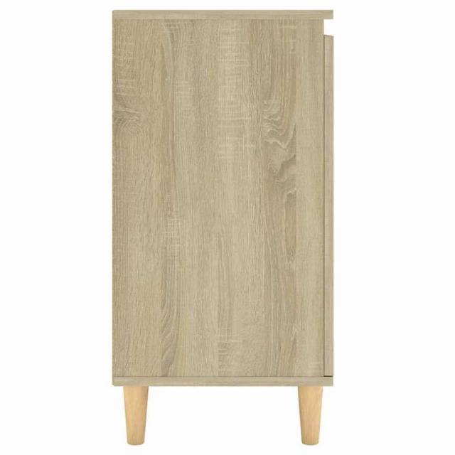 vidaXL サイドボード(無垢材脚付き)ソノマオーク 60x35x70 cm エンジニアードウッド 家具 キャビネット&amp;収納 サイドボード(代引不可)【送料無料】_5