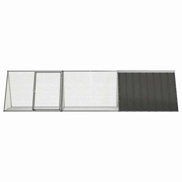 vidaXL ラビットケージ アンスラサイト 302.5x80.5x71 cm 亜鉛メッキ鋼 動物&ペット用品 ペット用品 小動物用品 小動物 飼育・ケージ(代引不可)【送料無料】_2