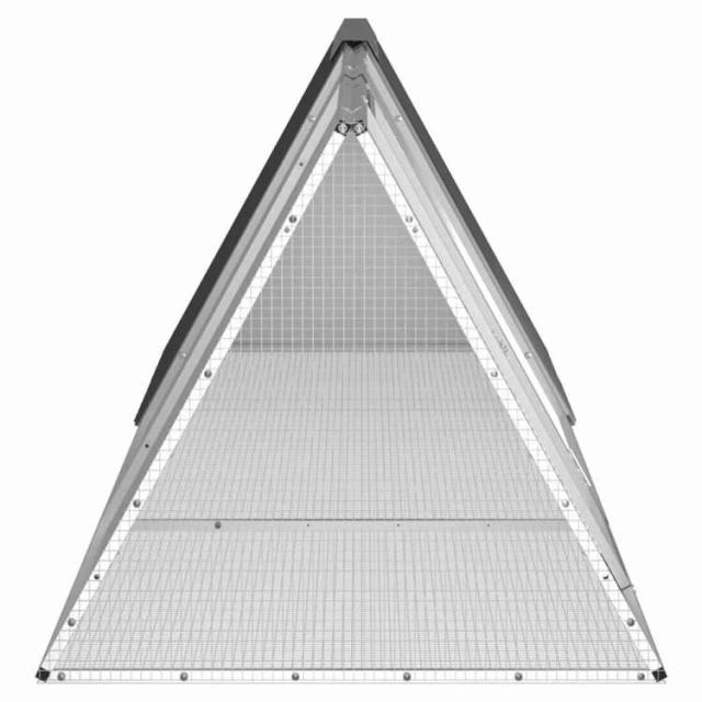 vidaXL ラビットケージ アンスラサイト 302.5x80.5x71 cm 亜鉛メッキ鋼 動物&ペット用品 ペット用品 小動物用品 小動物 飼育・ケージ(代引不可)【送料無料】_3