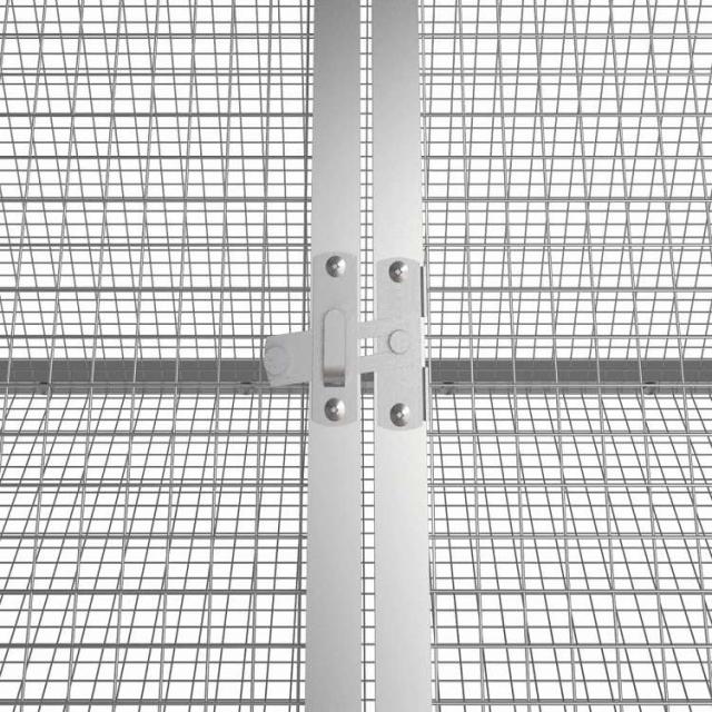 vidaXL ラビットケージ アンスラサイト 302.5x80.5x71 cm 亜鉛メッキ鋼 動物&ペット用品 ペット用品 小動物用品 小動物 飼育・ケージ(代引不可)【送料無料】_4