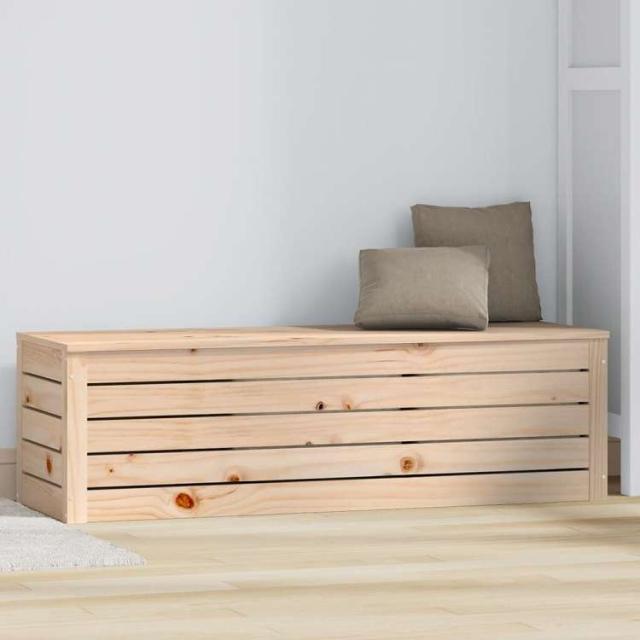 vidaXL 収納ボックス 109x36.5x33 cm 無垢材 パイン材 家具 キャビネット&amp;収納(代引不可)【送料無料】_2