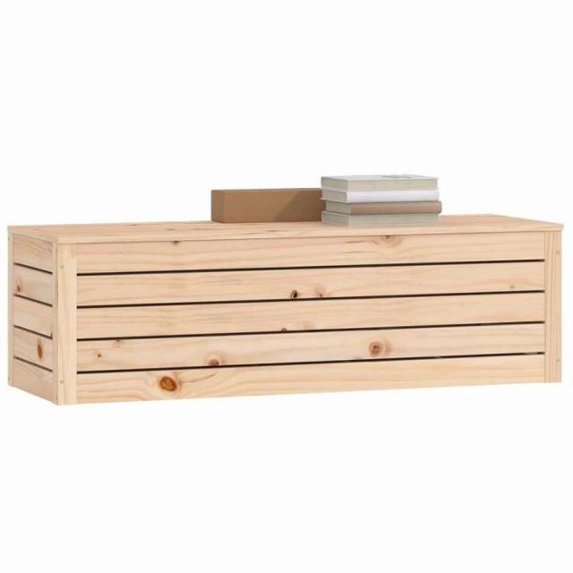 vidaXL 収納ボックス 109x36.5x33 cm 無垢材 パイン材 家具 キャビネット&amp;収納(代引不可)【送料無料】_3