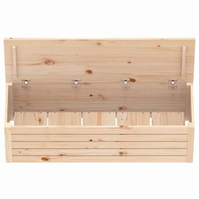 vidaXL 収納ボックス 109x36.5x33 cm 無垢材 パイン材 家具 キャビネット&amp;収納(代引不可)【送料無料】_7