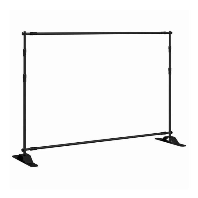 vidaXL バックドロップスタンド ブラック 305x243 cm スチール カメラ&amp;光化学機器 写真撮影 照明&amp;スタジオ スタジオスタンド・マウント(代引不可)【送料無料】