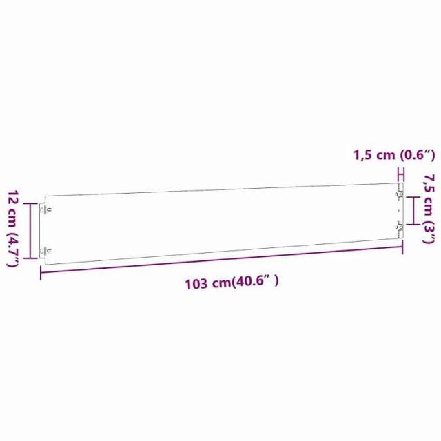 vidaXL 芝草エッジング 10個入り口・入口 黒いこと 15x103 糎 冷間伸す鋼 ハードウエア 駒寄せ&amp;関所 庭踏み分け道・縁(代引不可)【貨物輸送無料】