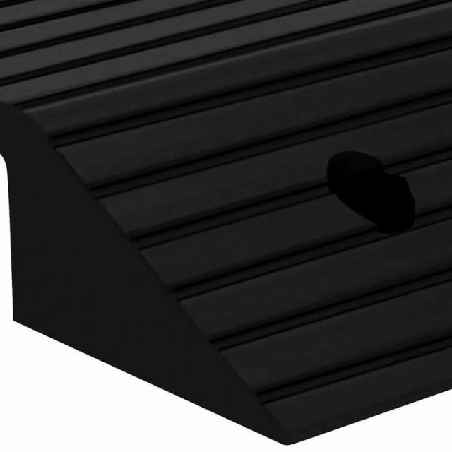vidaXL ブリッジ敷居ランプ 80x40x8 cm ゴム ビジネス&amp;工業用 標識・サイン 道路標識(代引不可)【送料無料】_4