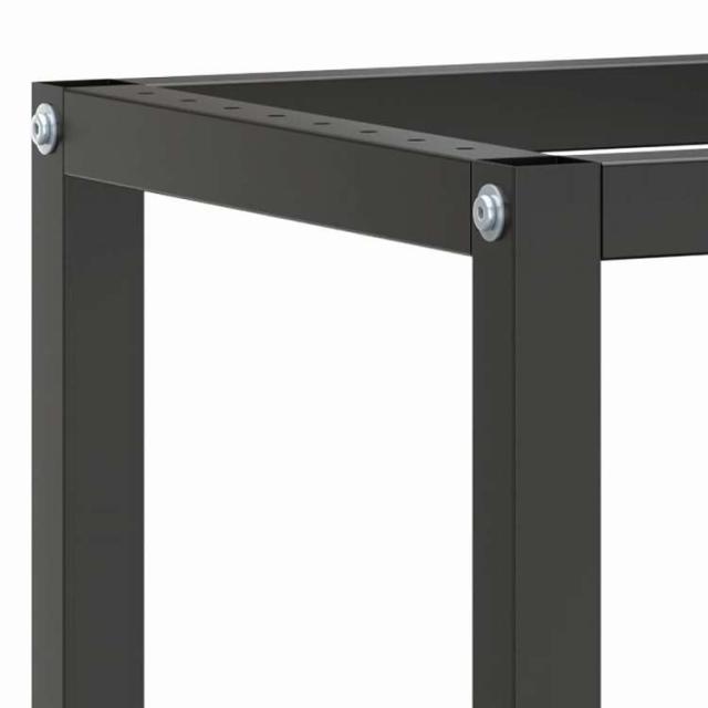 vidaXL ワークベンチフレーム マットブラック&マットレッド 140x50x79 cm メタル 家具 テーブル用品 テーブル脚(代引不可)【送料無料】_5