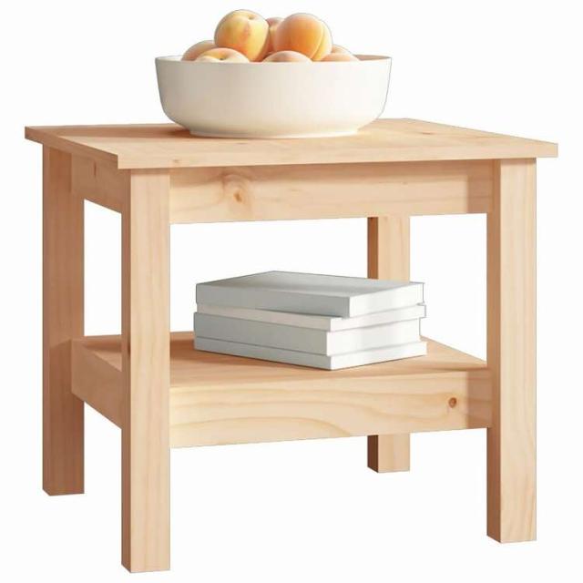 vidaXL コーヒーテーブル 45x45x40 cm 無垢材 パイン材 家具 テーブル アクセントテーブル コーヒーテーブル(代引不可)【送料無料】_4