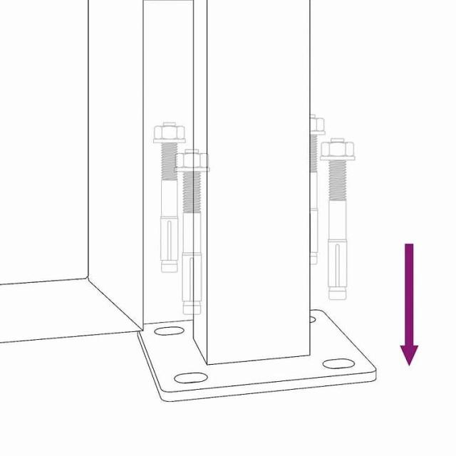 vidaXL ガーデンゲート アンスラサイト 100x175 cm スチールツリーデザイン ハードウェア フェンス&バリア ゲート(代引不可)【送料無料】_7