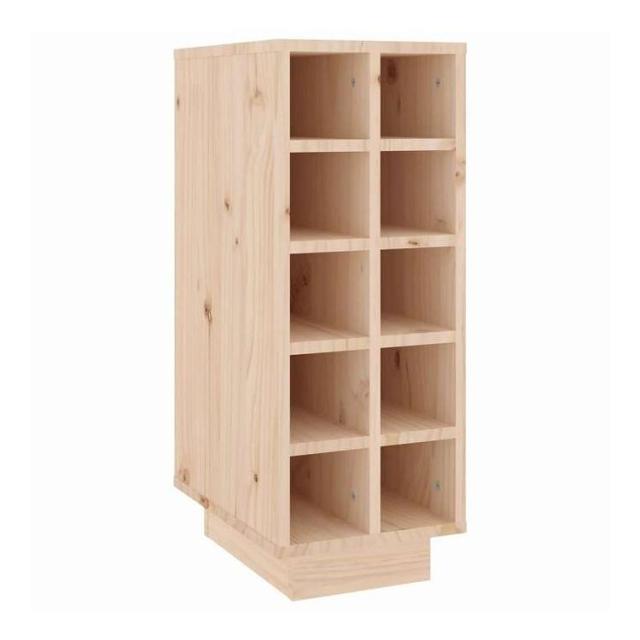vidaXL ワインキャビネット 23x34x61 cm 無垢材 パイン材 家具 キャビネット&収納 ワインラック(代引不可)【送料無料】