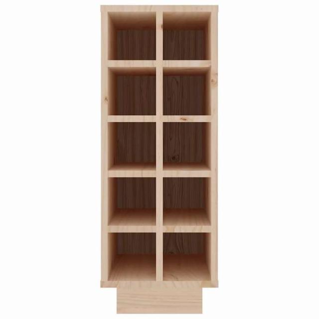 vidaXL ワインキャビネット 23x34x61 cm 無垢材 パイン材 家具 キャビネット&amp;収納 ワインラック(代引不可)【送料無料】_4