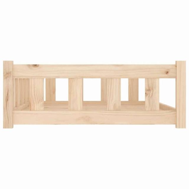 vidaXL 犬用ベッド 105.5x75.5x28 cm 無垢材 パイン材 動物&amp;ペット用品 ペット用品 犬用品 犬用ベッド(代引不可)【送料無料】_4