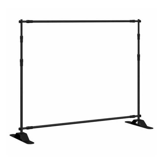 vidaXL バックドロップスタンド ブラック 254x243 cm スチール カメラ&光化学機器 写真撮影 照明&スタジオ スタジオスタンド・マウント(代引不可)【送料無料】