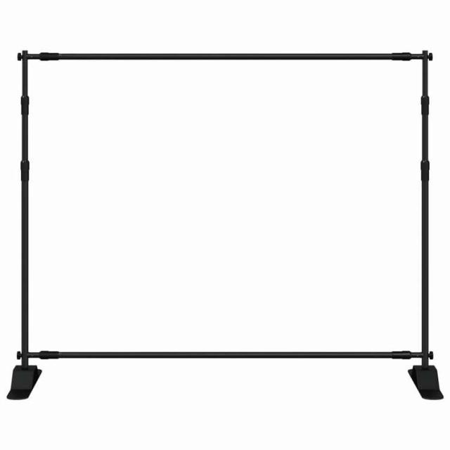 vidaXL バックドロップスタンド ブラック 254x243 cm スチール カメラ&amp;光化学機器 写真撮影 照明&amp;スタジオ スタジオスタンド・マウント(代引不可)【送料無料】_2