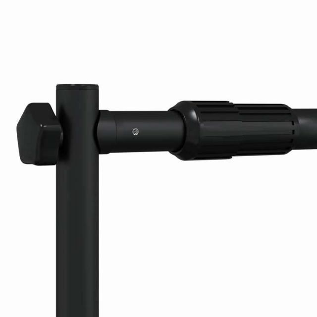vidaXL バックドロップスタンド ブラック 254x243 cm スチール カメラ&amp;光化学機器 写真撮影 照明&amp;スタジオ スタジオスタンド・マウント(代引不可)【送料無料】_6