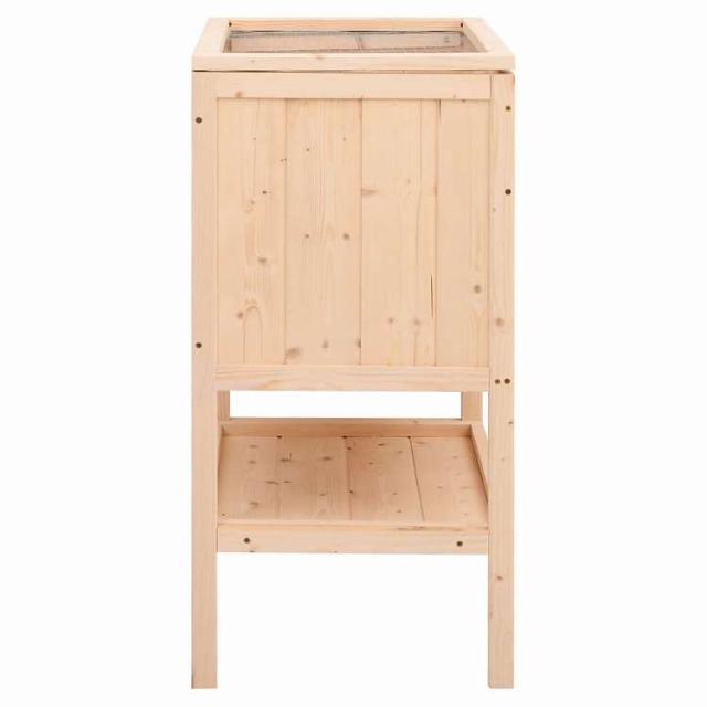 vidaXL ハムスター臥せ篭 55x40x80 糎 純乎たる材 樅材 毛の荒物&amp;愛玩動物装具 愛玩動物装具 小毛の荒物装具 小毛の荒物 繁殖・臥せ篭(代引不可)【貨物輸送無料】