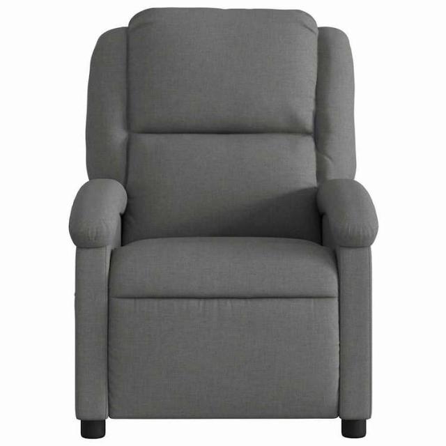 vidaXL リクライニングチェア ダークグレーファブリック 家具 チェア アームチェア・リクライニングチェア・スリーピングチェア(代引不可)【送料無料】_2