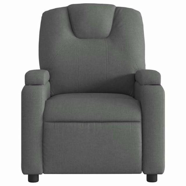 vidaXL リクライニングチェア ダークグレーファブリック 家具 チェア アームチェア・リクライニングチェア・スリーピングチェア(代引不可)【送料無料】_2