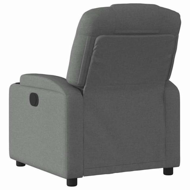 vidaXL リクライニングチェア ダークグレーファブリック 家具 チェア アームチェア・リクライニングチェア・スリーピングチェア(代引不可)【送料無料】_4