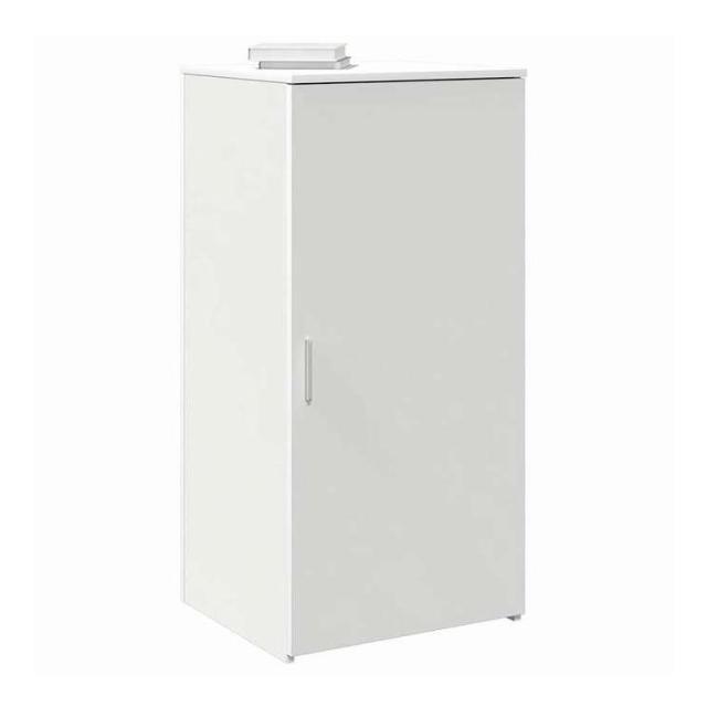 vidaXL 収納キャビネット ホワイト 50x45x103.5 cm エンジニアードウッド 家具 キャビネット&amp;収納 収納キャビネット・ロッカー(代引不可)【送料無料】