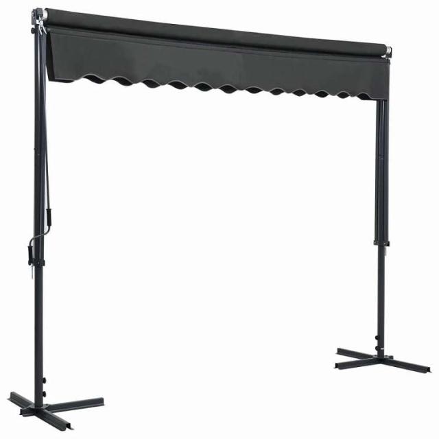 vidaXL 自立型オーニング 300×300cm アントラシート ホーム&ガーデン 芝&ガーデン アウトドアリビング 屋外用傘・サンシェード(代引不可)【送料無料】_3