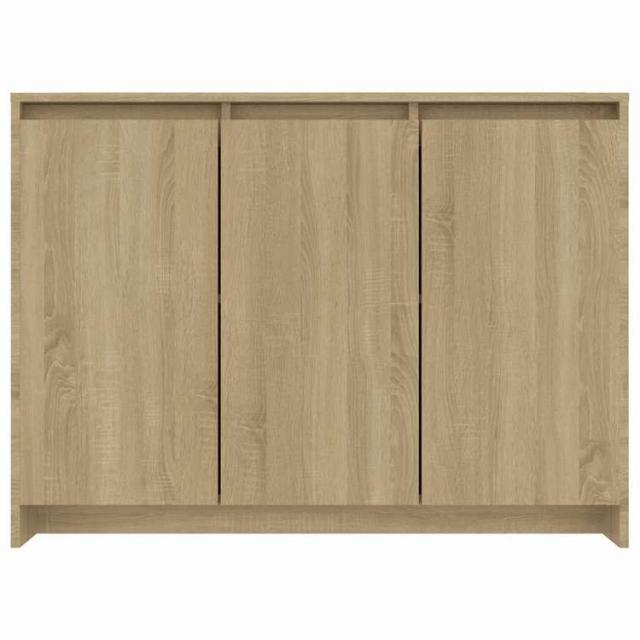vidaXL サイドボード ソノマオーク 102x33x75 cm エンジニアードウッド 家具 キャビネット&amp;収納 サイドボード(代引不可)【送料無料】_5