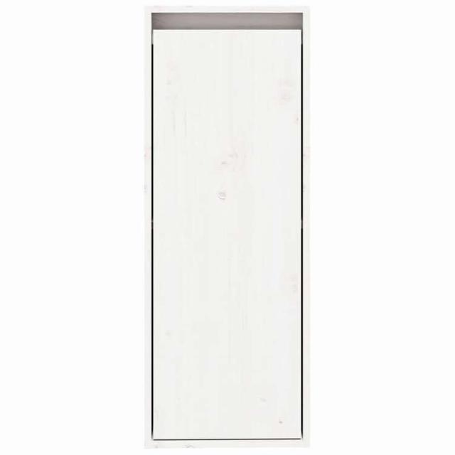 vidaXL ウォールキャビネット 2個 ホワイト 30x30x80 cm 無垢材 パイン材 家具 棚 壁面収納棚・壁面ラック(代引不可)【送料無料】_6