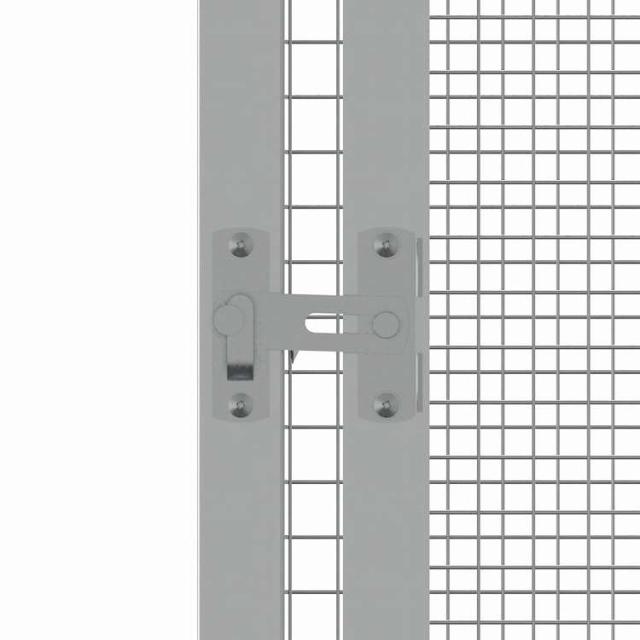 vidaXL バードケージ グレー 111x107x211.5 cm 亜鉛メッキ鋼 動物&ペット用品 ペット用品 鳥用品 取りかご・スタンド(代引不可)【送料無料】_4