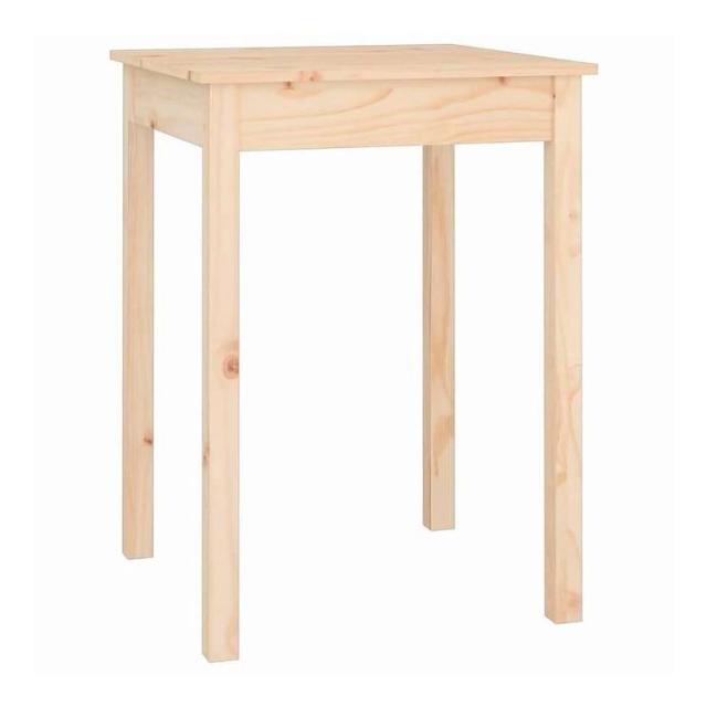 vidaXL ダイニングテーブル 55x55x75 cm 無垢材 パイン材 家具 テーブル キッチン・ダイニングルームテーブル(代引不可)【送料無料】