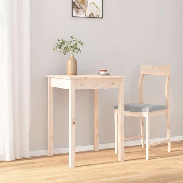 vidaXL ダイニングテーブル 55x55x75 cm 無垢材 パイン材 家具 テーブル キッチン・ダイニングルームテーブル(代引不可)【送料無料】_4
