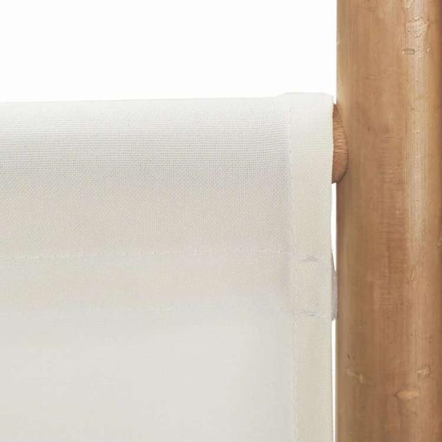 vidaXL 折りたたみ式3パネルルームディバイダー 120 cm 竹とキャンバス 家具 間仕切り(代引不可)【送料無料】_7