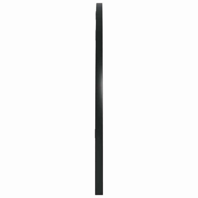 vidaXL ウォールミラー ブラック 80x40 cm アーチアイアン ホーム&ガーデン デコレーション 鏡(代引不可)【送料無料】