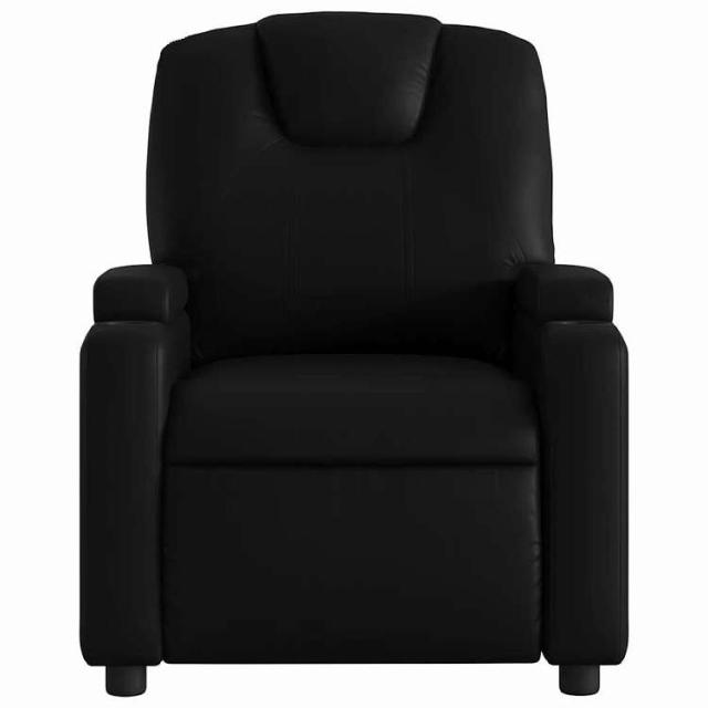 vidaXL リクライニングチェア ブラック フェイクレザー 家具 チェア アームチェア・リクライニングチェア・スリーピングチェア(代引不可)【送料無料】_3